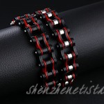 Star Jewelry Stainless Steel Colorful Braided Bike Chain Men Bracelet Bangle