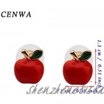 CENWA Tiny Red Apple Earrings Teacher Appreciation Gift Teacher Jewelry Teacher Gift Teachers Day Gift Teacher Retirement Gift