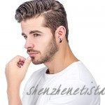 Jstyle 12Pairs Stainless Steel CZ Stud Earrings for Mens Women Hoop Huggie Earrings Ear Cartilage Tragus Helix Piercing Earrings