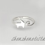 HANFLY Dinosaur Ring Sterling Silver Designer Jewellery Adjustable Ring Size(US6)