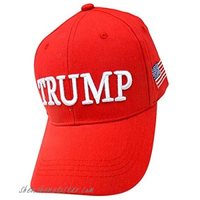 Donald Trump Keep America Great 2020 Hat in Bright Red with Embroidery on Both Sides
