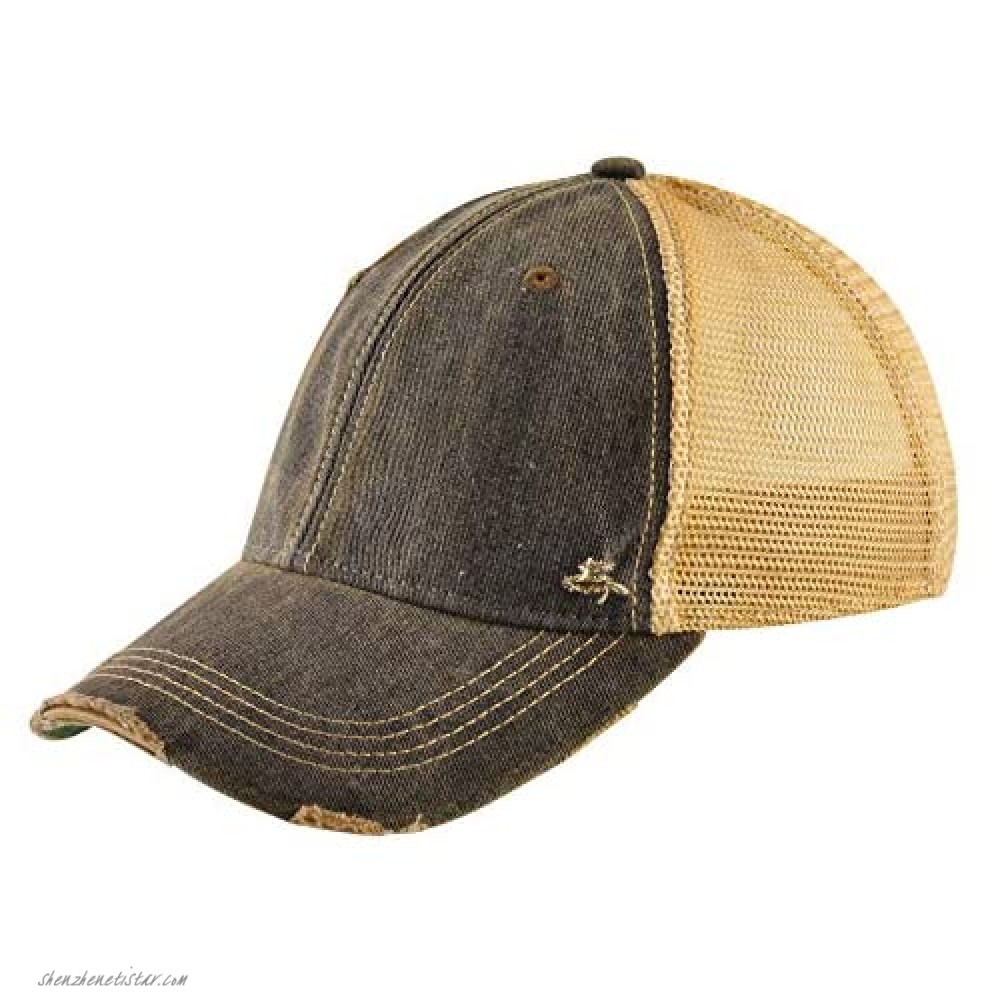 Gritty Bull Vintage Distressed Ball Cap 
