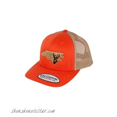 Low Country Clothing Company Official North Carolina Deer Adjustable Hat - Embroidered on Richardson 112 Trucker Hat