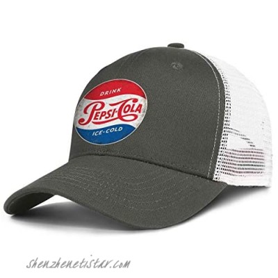 Unisex Vintage Cola Ice-Cold Hat Pretty Trucker Hat Baseball Cap Adjustable Cap for Men Women