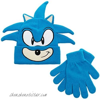 Bioworld Sonic Cuff Hat with Gloves