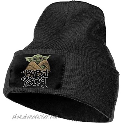 CLAMUS Adult Master-Baby-Yoda-Darth-Vader-Star-Wars Beanie Knit Hat Winter Warm Daily Knit Cuff Hats Knitted Cap