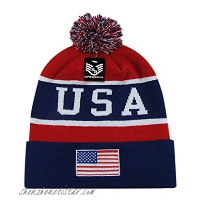 Rapiddominance Rapid Dominance Beanie USA NVY/Red Navy Red
