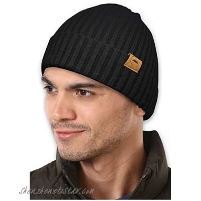 Winter Beanie Knit Hats for Men & Women - Cuff Beanie Watch Cap - Warm & Soft Stylish Toboggan Skull Caps for Cold Weather
