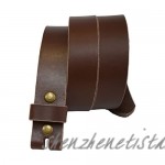 LS -Toneka Steampunk Narrow Snap On Leather Replacement Belt Strap Width 1.33 (34mm)