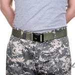 moonsix Heavy Duty Nylon Tactical Belt for Men Quick Release Alloy Buckle Military Rigger Work Belt 1.5Wide