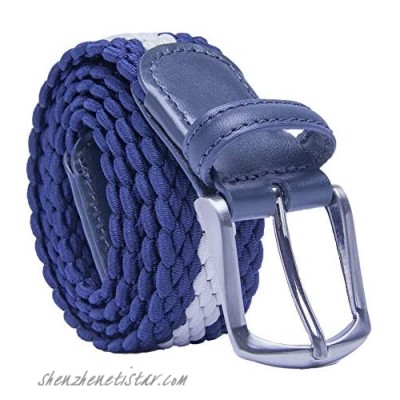 Premium Woven Elastic Belt Stretch Multicolored Braided Belts