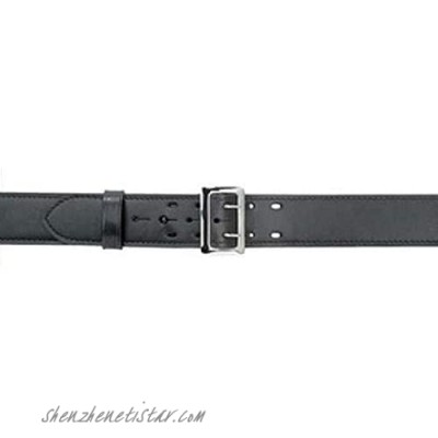 Safariland 875 Duty Belt Edge Stitch Basketweave Black Chrome Buckle Size 38