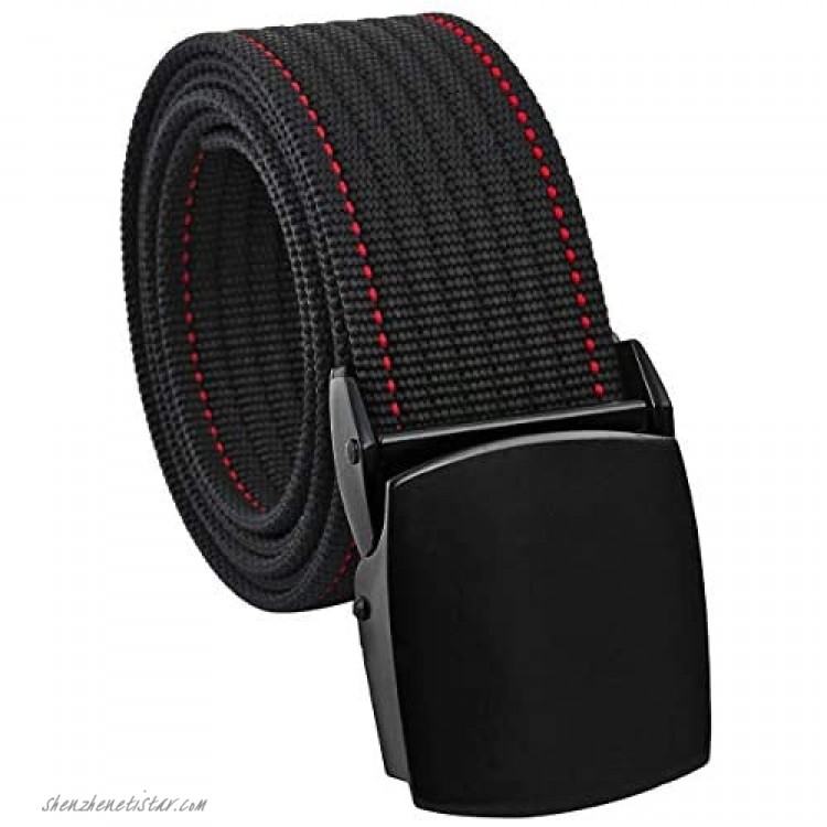 Samtree Nylon Web Belts for Men Tactical Heavy Duty Belt with Flip-Top Military Buckle
