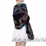 BEETTY Long Scarf Vintage Chinese Dragon Lightweight Large Soft Scarves Lady Shawl Chiffon Silk Wrap