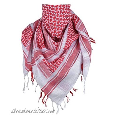 Scarf Arab Wrap Unisex Fashion badana Tactical wrap scarf 100% Cotton Shemagh Men’s Scarf Keffiyeh Head Wrap.