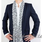 Scarf for Men Lightweight Paisley Fashion Scarves Man Gentleman for Spring Fall