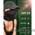 OMDEX Neck Gaiter UPF 50+ Face Cover for UV Sun Protection Bandanas for Sports