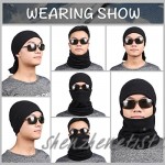 QINGLONGLIN Fleece Winter Neck Warmer for Men Women Ski Neck Gaiter Cover Face Mask