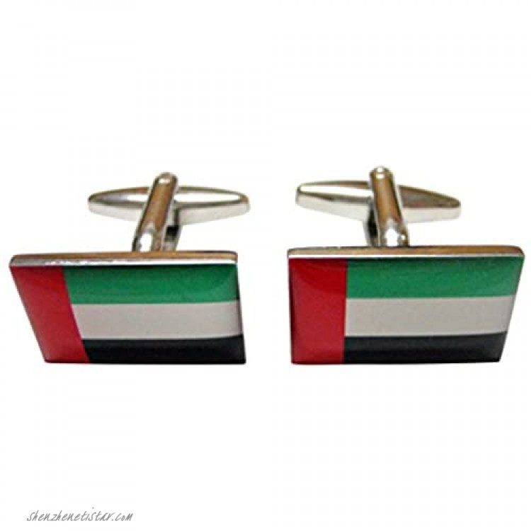 Kiola Designs United Arab Emirates UAE Flag Cufflinks
