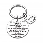 Birthday Leaving Gifts for Boss Mentor Leader Office Keychain Thank You Supervisor Farewell Boss Day Going Away Retirement Christmas Gift for Boss Lady Goodbye Friend Him Her Appreciation