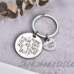 I Love You Keychain for Boyfriend Girlfriend Husband wife for Funny Gifts I Hope Your Day Is As Nice As Your Butt