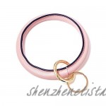 Key Ring Leather Bracelet Keychain Bangle Keyring Circle Tassel Bracelet Holder For Women Gift–Free Your Hands