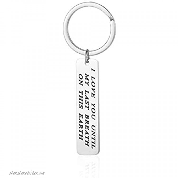 My Man Keychain Stainless Steel Inspirational Keychain Gifts For Family or Friend