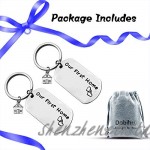 New Home Keychain Housewarming Gifts Our First Home Keychain Set New Home Owner Gifts New House Keyring Moving in Gift Realtor Closing Gifts Couple Newlyweds Gift Sweet Home Family Keychain Gift