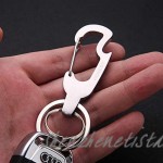 Solid Keychain with Handy Bottle Opener Heavy Duty Key Management Durable Car Key Chains for Men and Women