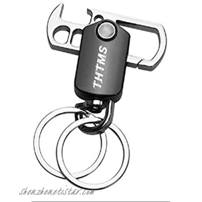 THTMS key chain with bottle opener and finger top swivel（Business fashion Glamour）