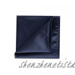Allegra K Men's Handkerchiefs Pocket Squares Solid Color Classic Little Grid for Wedding Business