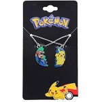 INOX Pokemon Pikachu & Ash Ketchum BF Pendant Necklace