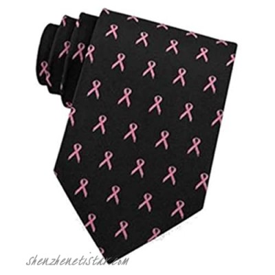Black Tie | Pink Ribbon For Breast Cancer Awareness