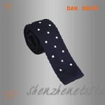 Dan Smith Men's Fashion Tie 2 Microfiber Knitted Skinny Tie Matching Bow Tie Available