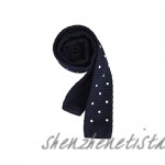 Dan Smith Men's Fashion Tie 2 Microfiber Knitted Skinny Tie Matching Bow Tie Available