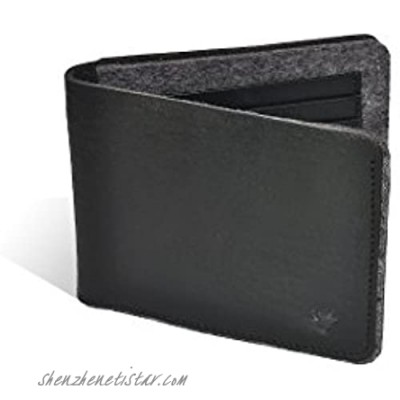 Kiko Leather Dual Textured Wallet Black