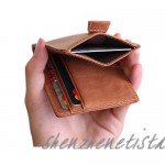 MABELLA RFID Blocking Slim Minimalist Thin Bifold Wallet Front Pocket Money Clip for Men
