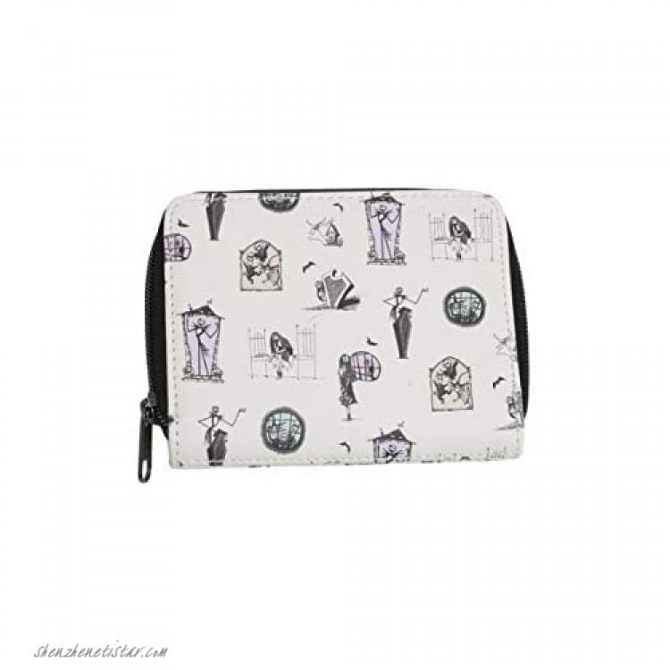 The Nightmare Before Christmas Pastel Characters Mini Zip Wallet MULTI One Size