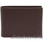 Wallet for Men-Genuine Leather RFID Blocking Bifold Stylish Wallet With 2 ID Window (Cross Brown)